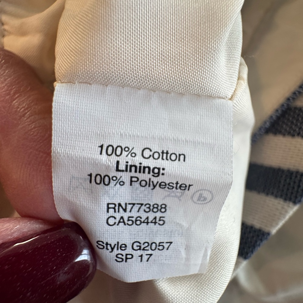 J. Crew Navy and White Striped Mini Skirt - Picture 6 of 12